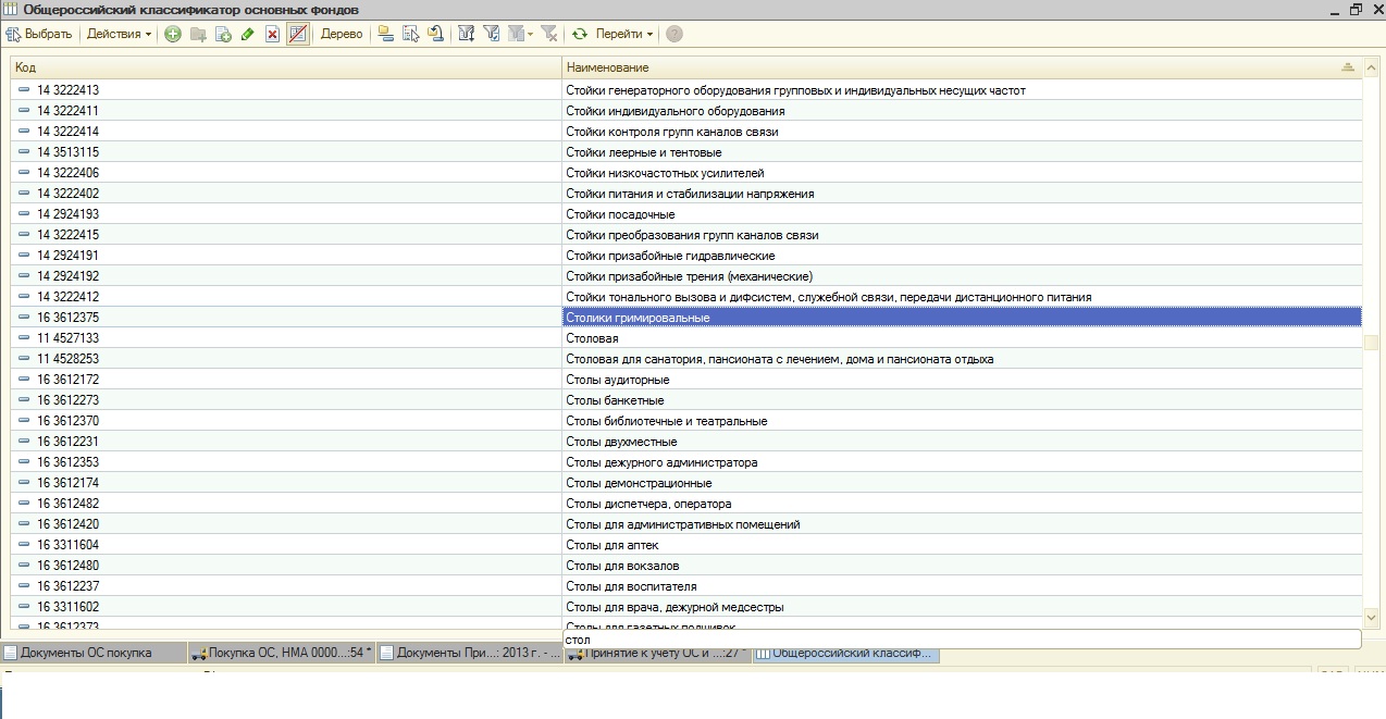 Стол производственный окоф. Код по классификатору основных средств. Общероссийский классификатор основных фондов. Окоф игровой набор для детей. Библиотечный фонд окоф.