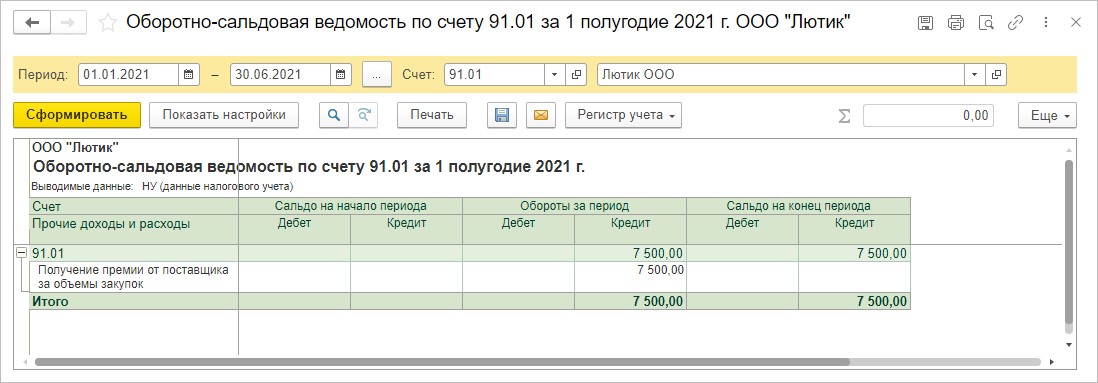 Премии в 1с бухгалтерия